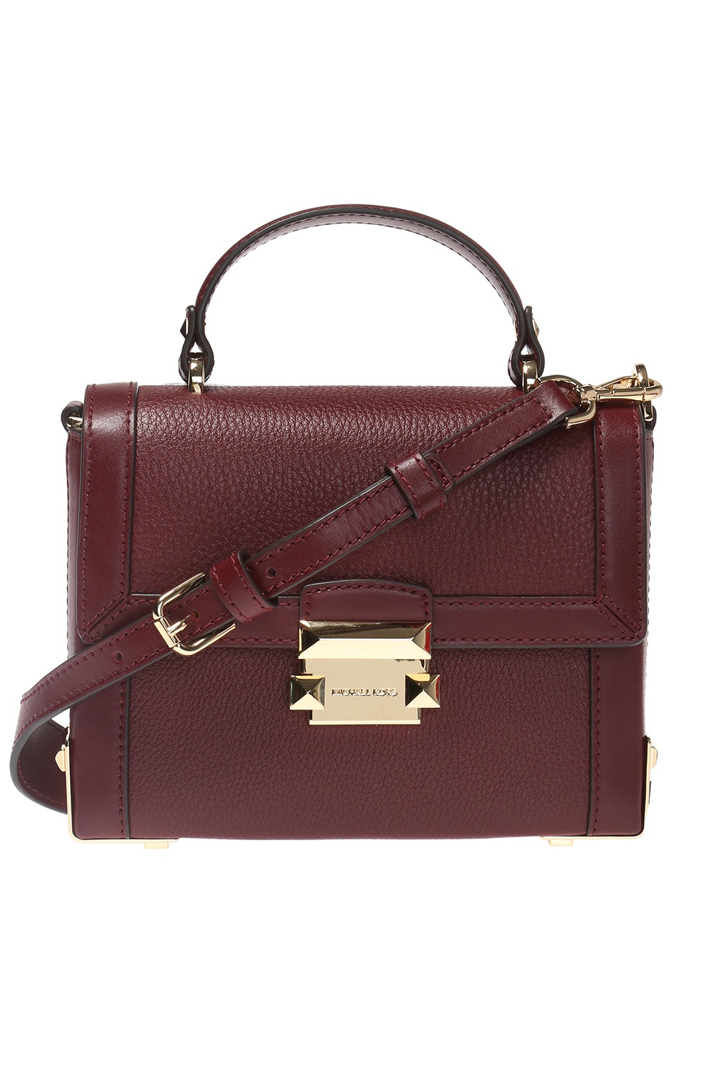 Michael kors burgundy outlet shoulder bag